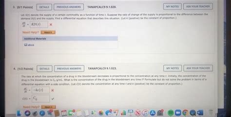 Solved Points Details Previous Answers Tanapcalc Chegg