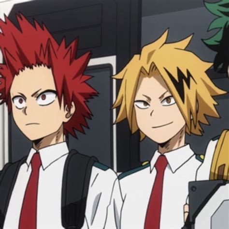 Kirishima And Denki Kirishima My Hero Academia Anime