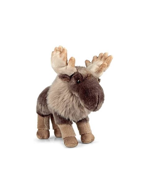 Animigos World Of Nature 29cm Moose Plush Soft Toy