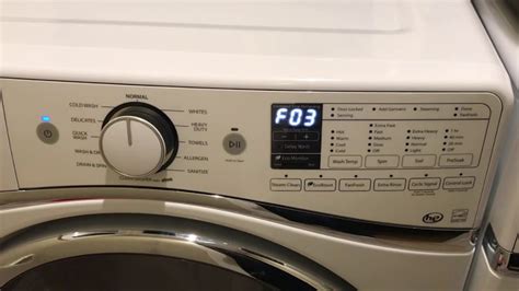 Getting Rid Of Error Codes F E On The Maytag Washer