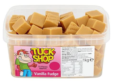 Tuck Shop Vanilla Fudge 1kg Tub Wholesale Bulk Vanilla Fudge Fudge