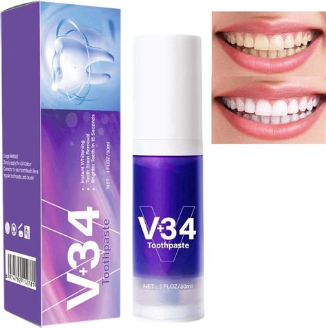 Purple Toothpaste Teeth Whitening Toothpaste Color Corrector