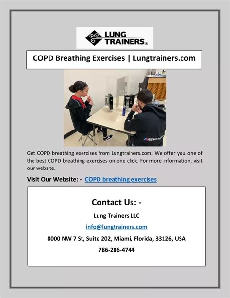 PPT - COPD Breathing Exercises | Lungtrainers.com PowerPoint ...