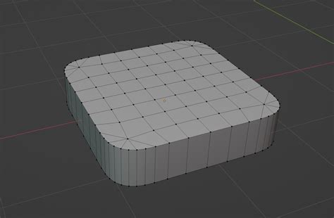 Bevel Basic Topology Curved Square Blender Stack Exchange