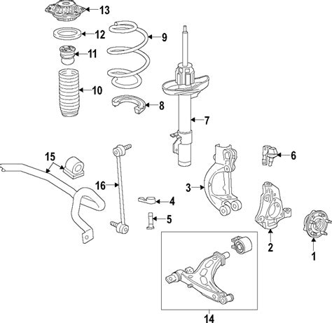 Chevrolet Cobalt Suspension Strut Front 84447268 Gm Parts Bin