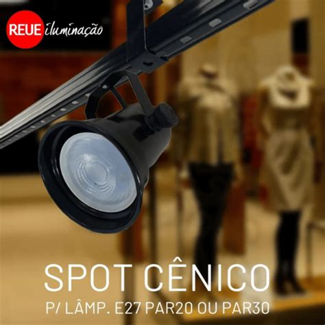 Spot Cenico Par Reue E Preto