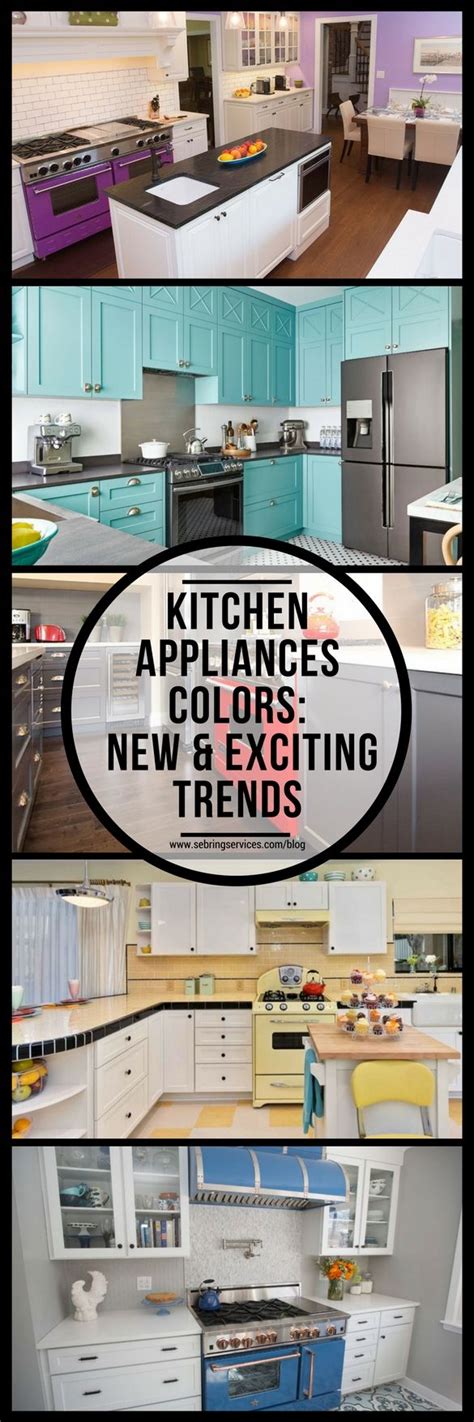 The Kitchen Appliances Are Being Displayed In Different Styles And Colors Including White