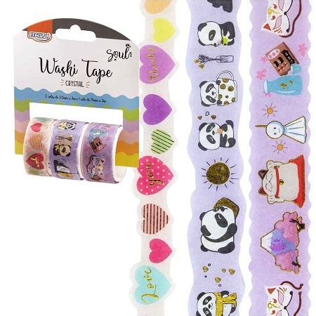 Washi Tape Crystal Brw C Unidades Estudante Livraria