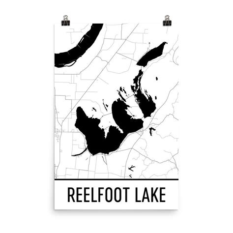 Reelfoot Lake Tennessee Reelfoot Lake TN Reelfoot Lake Map - Etsy ...