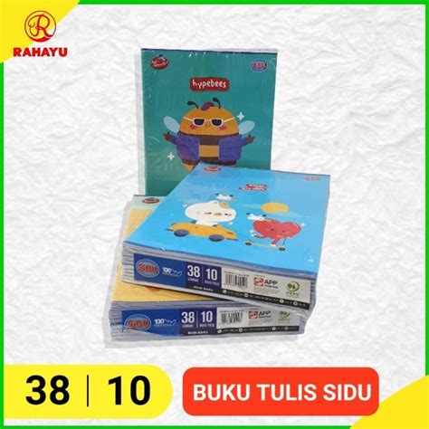 Jual BUKU TULIS SIDU 38 Lembar Pak Isi 10 Buku Shopee Indonesia