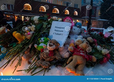 27 March 2018, RUSSIA, VORONEZH: the Action of Commemorating the ...