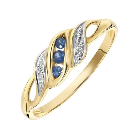 Karaat Gouden Ring Met Diamant Lucardi Juwelier