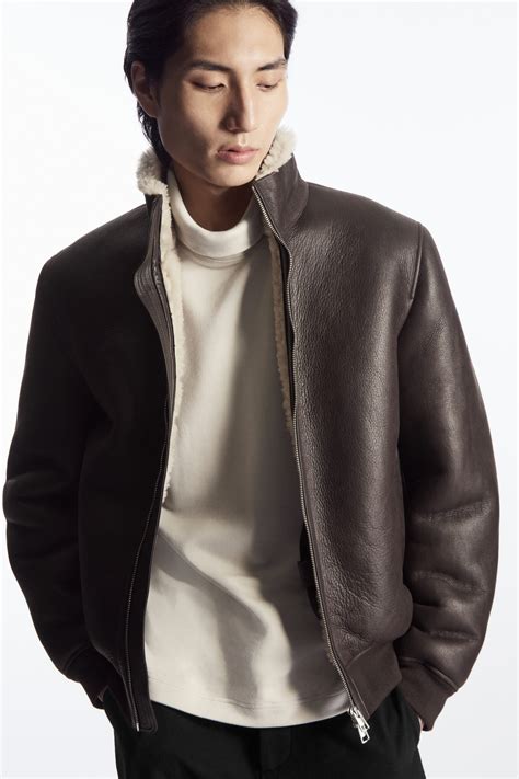 SHEARLING BOMBER JACKET