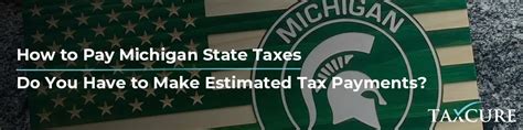 Paying Michigan State Taxes Online Mail And Other Options