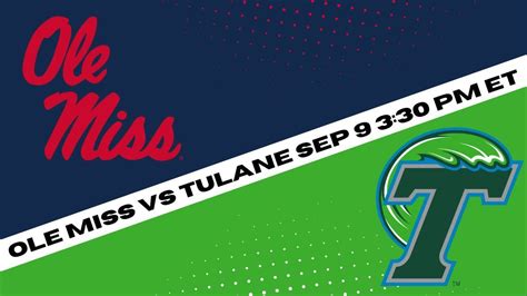 Ole Miss Rebels Vs Tulane Green Wave Prediction And Picks Football