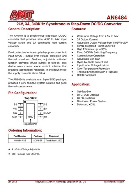 An Converter Datasheet Distribuidor Stock Y Mejor Precio