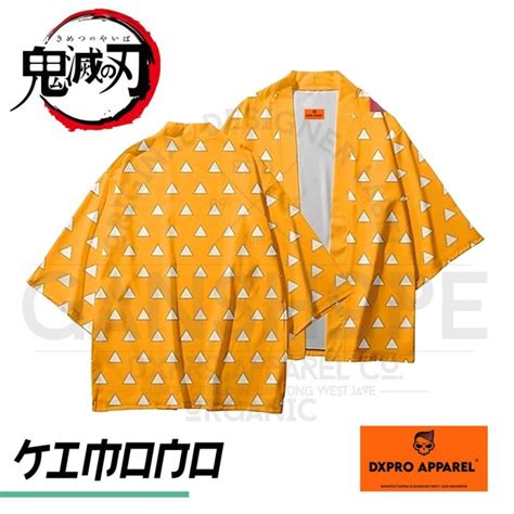 Jual Haori Kimetsu No Yaiba Kimono Tanjiro Kamado Zenitsu Agatsuma