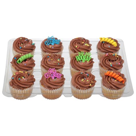 Save On Food Lion Bakery Traditional Cupcakes Yellow Chocolate Order