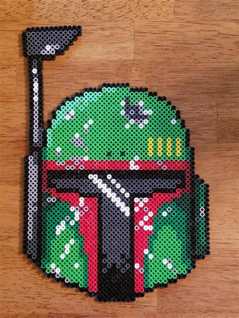 Boba Fett Star Wars Perler Bead Pattern Perler Bead Art Perler Beads