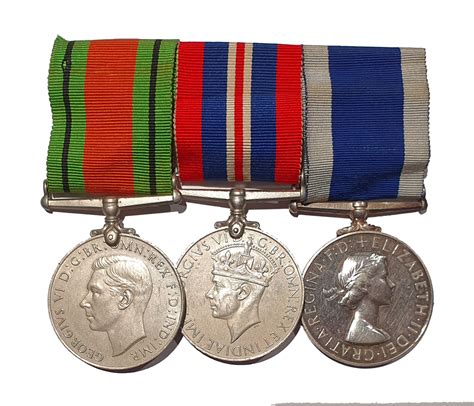 A Ww2 Royal Navy Long Service Group Of 3 To H M S Ark Royal Awarded To Chief Radio Electrician