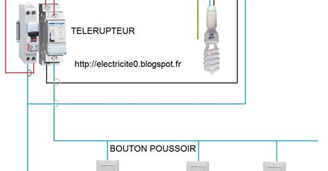 Schéma électrique relais temporisé