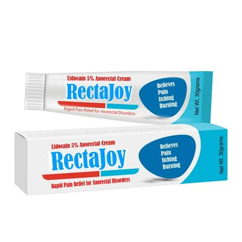 Rectajoy Lidocaine 5 Topical Anorectal Cream For Hemorrhoids And Other