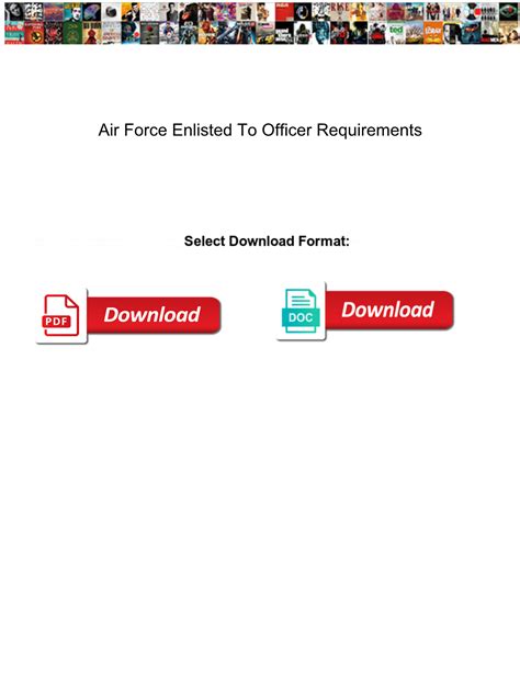 Air Force Enlisted to Officer Requirements - DocsLib