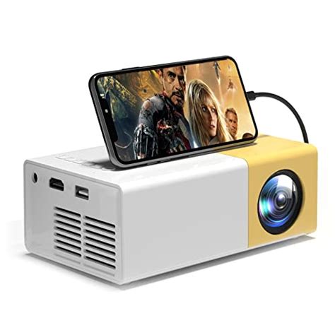 DBPOWER T20 1500 Lumens LCD Mini Projector Multimedia Home Theater