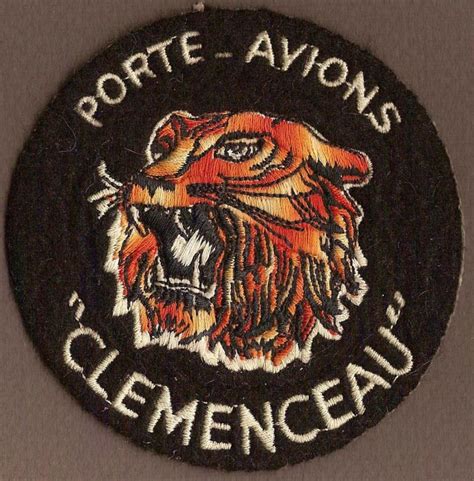 Patch Insigne Tissu Porte Avions Porte Avion Clemenceau Pa Clem