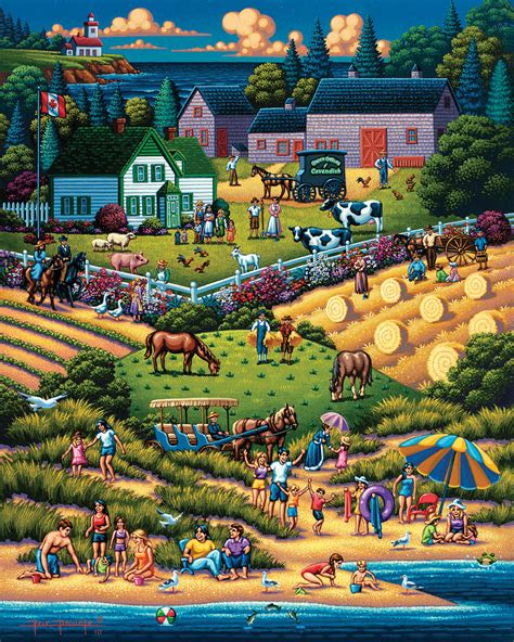 Prince Edward Island Green Gables 1000 Pieces Dowdle Folk Art