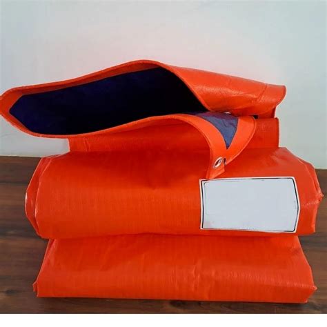 Pe Laminated Gsm Orange Hdpe Waterproof Tarpaulin For Construction