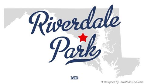 Map of Riverdale Park, MD, Maryland