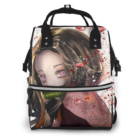 Nezuko Demon Kiu No Yaiba Fashion Diaper Bags Multi Functions Mummy Bapa Uk Fashion