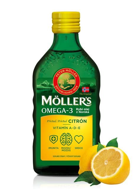 Möller´s Omega-3 Rybí olej Natural - Mollers-cz