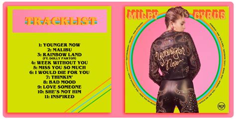 Miley Cyrus "Younger Now" Album Out Now — OREN YOEL