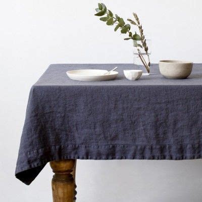 Nappe En Lin Gris Clair Linen Tales