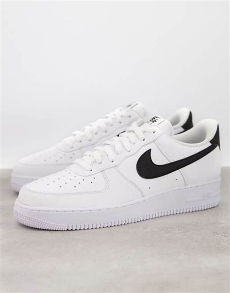 Nike Air Force 1 07 Trainers In Whiteblack Asos