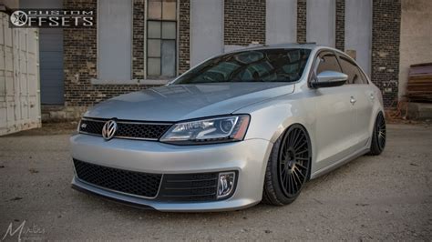 2014 Volkswagen Jetta Rotiform Ind T Air Lift Performance Custom Offsets