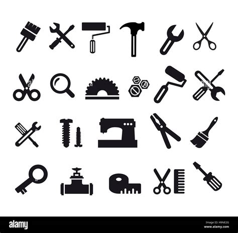 A set of flat computer icons Stock Photo - Alamy