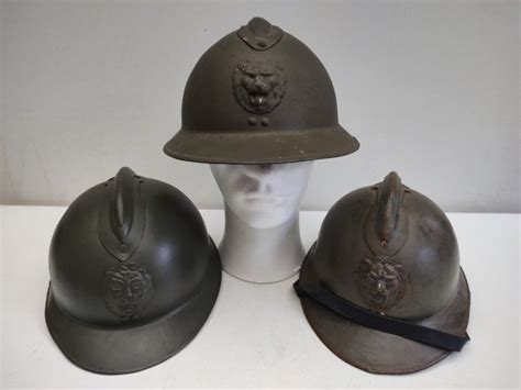 België Militaire helm Lot Belgische Adrian helmen WW1 WW2 Catawiki