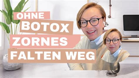 Zornesfalten ohne Botox Glätten ich zeige dir wie es geht YouTube