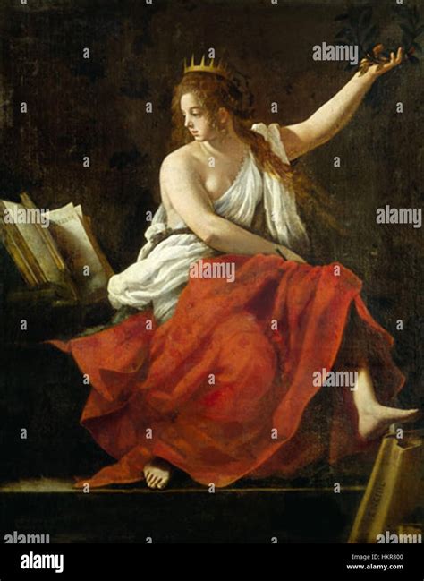 Calliope, Muse of Epic Poetry by Giovanni Baglione Stock Photo - Alamy