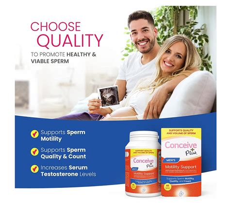 Motility Support Conceive Plus Fertility Supplements Sperm Booster 6