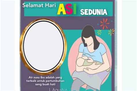 Link Twibbon Hari Asi Sedunia Agustus Desain Elegan Pasang