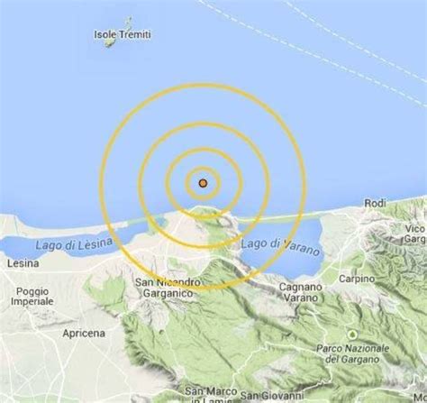 Ancora Una Scossa Di Terremoto Cronaca News San Nicandro