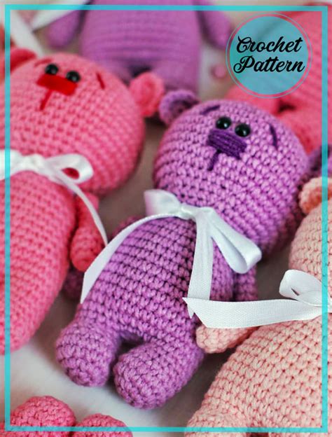 Mini Teddy Bear Amigurumi Pdf Crochet Free Pattern Amigurumiday