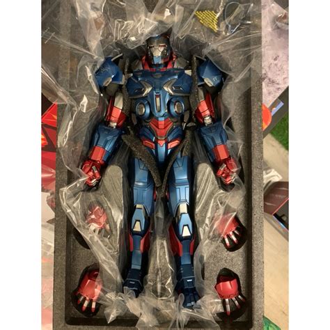 Hot toys mms 復仇者聯盟 終局之戰 鋼鐵愛國者 戰爭機器 蝦皮購物