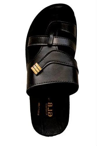 Pu Sole Daily Wear Mens Leather Slipper Size Uk At Rs Pair In