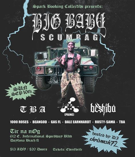 Big Baby Scumbag Paine And More At Tir Na Nog Daytona Beach Tir Na