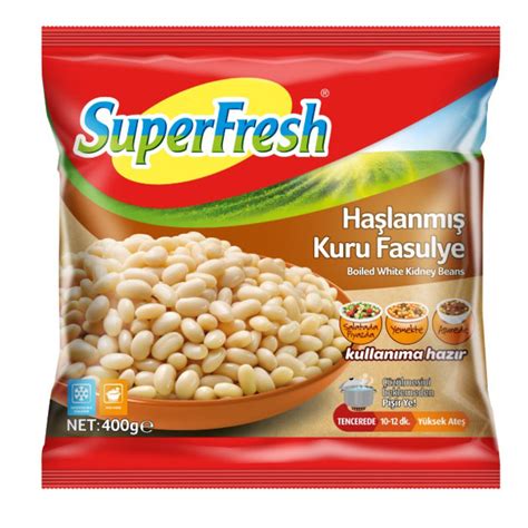 Superfresh Haşlanmış Kuru Fasulye 400G Migros